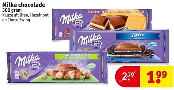 Aanbiedingen Milka chocolade - Milka - Geldig van 17/01/2017 tot 22/01/2017 bij Kruidvat