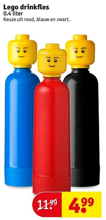 Aanbiedingen Lego drinkfles - Lego - Geldig van 17/01/2017 tot 22/01/2017 bij Kruidvat