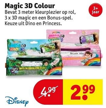 Aanbiedingen Magic 3d colour - Disney - Geldig van 17/01/2017 tot 22/01/2017 bij Kruidvat