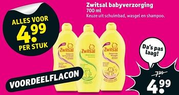 Aanbiedingen Zwitsal babyverzorging - Zwitsal - Geldig van 17/01/2017 tot 22/01/2017 bij Kruidvat