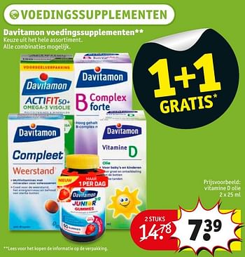 Aanbiedingen Vitamine d olie - Huismerk - Kruidvat - Geldig van 17/01/2017 tot 22/01/2017 bij Kruidvat