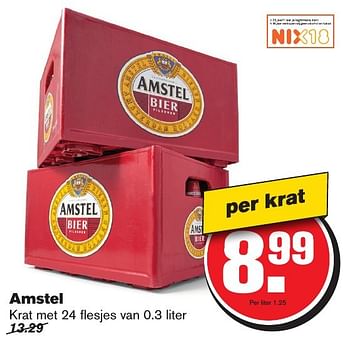 Aanbiedingen Amstel - Amstel - Geldig van 18/01/2017 tot 24/01/2017 bij Hoogvliet