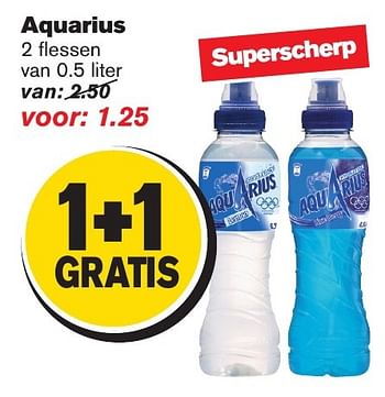 Aanbiedingen Aquarius - Aquarius - Geldig van 18/01/2017 tot 24/01/2017 bij Hoogvliet