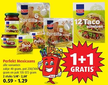 Aanbiedingen Perfekt mexicaans - Perfekt - Geldig van 18/01/2017 tot 24/01/2017 bij Boni Supermarkt