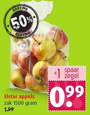 Aanbiedingen Elstar appels - Huismerk - Boni Supermarkt - Geldig van 18/01/2017 tot 24/01/2017 bij Boni Supermarkt