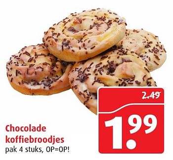 Aanbiedingen Chocolade koffiebroodjes - Huismerk - Boni Supermarkt - Geldig van 18/01/2017 tot 24/01/2017 bij Boni Supermarkt