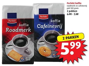Aanbiedingen Perfekt koffie roodmerk en cafeïnevrij - Perfekt - Geldig van 18/01/2017 tot 24/01/2017 bij Boni Supermarkt