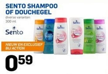 Aanbiedingen Sento shampoo of douchegel - Sento Sphere - Geldig van 18/01/2017 tot 24/01/2017 bij Action