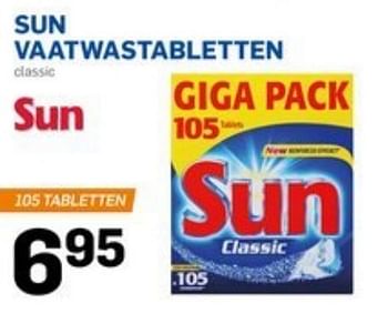 Aanbiedingen Sun vaatwastabletten - Sun - Geldig van 18/01/2017 tot 24/01/2017 bij Action