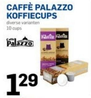 Aanbiedingen Caffè palazzo koffiecups - PALAZZO - Geldig van 18/01/2017 tot 24/01/2017 bij Action