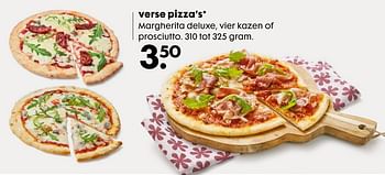Aanbiedingen Verse pizza`s - Huismerk - Hema - Geldig van 09/01/2017 tot 29/01/2017 bij Hema