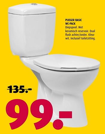 Aanbiedingen Plieger basic wc-pack - Plieger - Geldig van 16/01/2017 tot 29/01/2017 bij Hubo