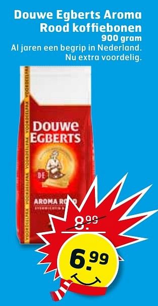 Aanbiedingen Douwe egberts aroma rood koffiebonen - Douwe Egberts - Geldig van 17/01/2017 tot 29/01/2017 bij Trekpleister