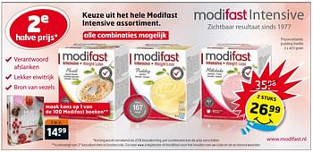 Aanbiedingen Pudding vanille - Modifast - Geldig van 17/01/2017 tot 29/01/2017 bij Trekpleister
