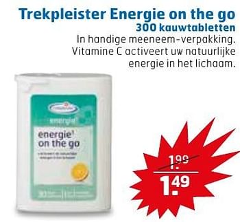 Aanbiedingen Trekpleister energie on the go - Huismerk - Trekpleister - Geldig van 17/01/2017 tot 29/01/2017 bij Trekpleister