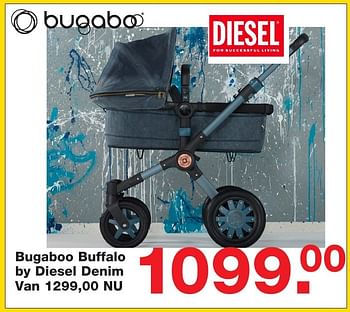 Aanbiedingen Bugaboo buffalo by diesel denim - Diesel - Geldig van 06/01/2017 tot 30/01/2017 bij Baby & Tiener Megastore