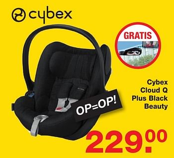Aanbiedingen Cybex cloud q plus black beauty - Cybex - Geldig van 06/01/2017 tot 30/01/2017 bij Baby & Tiener Megastore
