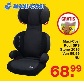 Aanbiedingen Maxi-cosi rodi sps stone 2016 - Maxi-cosi - Geldig van 06/01/2017 tot 30/01/2017 bij Baby & Tiener Megastore
