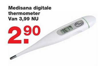 Aanbiedingen Medisana digitale thermometer - Medisana - Geldig van 06/01/2017 tot 30/01/2017 bij Baby & Tiener Megastore