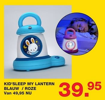 Aanbiedingen Kid`sleep my lantern - Kid Sleep - Geldig van 06/01/2017 tot 30/01/2017 bij Baby & Tiener Megastore