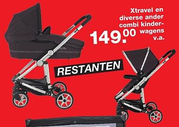 Aanbiedingen Xtravel en diverse ander combi kinderwagens - Huismerk - Baby &amp; Tiener Megastore - Geldig van 06/01/2017 tot 30/01/2017 bij Baby & Tiener Megastore