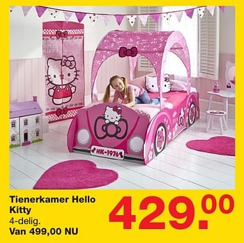 Aanbiedingen Tienerkamer hello kitty - Huismerk - Baby &amp; Tiener Megastore - Geldig van 06/01/2017 tot 30/01/2017 bij Baby & Tiener Megastore