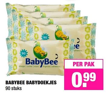 Aanbiedingen Babybee babydoekjes - Huismerk - Big Bazar - Geldig van 16/01/2017 tot 30/01/2017 bij Big Bazar