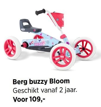 Aanbiedingen Berg buzzy bloom - Bergtoys - Geldig van 29/12/2016 tot 30/01/2017 bij Babypark