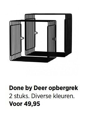 Aanbiedingen Done by deer opbergrek - Done by Deer - Geldig van 29/12/2016 tot 30/01/2017 bij Babypark