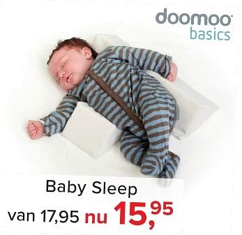Aanbiedingen Baby sleep - Doomoo Buddy - Geldig van 02/01/2017 tot 29/01/2017 bij Baby-Dump