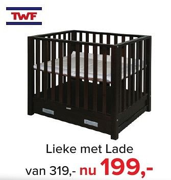 Aanbiedingen Lieke met lade - TWF - Geldig van 02/01/2017 tot 29/01/2017 bij Baby-Dump