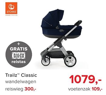 Aanbiedingen Trailz classic wandelwagen - Stokke - Geldig van 02/01/2017 tot 29/01/2017 bij Baby-Dump
