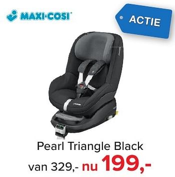 Aanbiedingen Pearl triangle black - Maxi-cosi - Geldig van 02/01/2017 tot 29/01/2017 bij Baby-Dump
