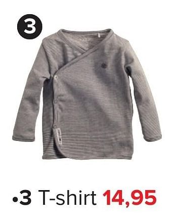 Aanbiedingen T-shirt - Huismerk - Baby-Dump - Geldig van 02/01/2017 tot 29/01/2017 bij Baby-Dump