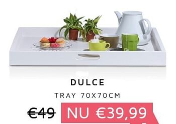 Aanbiedingen Dulce tray - Huismerk - Xooon - Geldig van 05/01/2017 tot 31/01/2017 bij Xooon