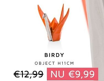 Aanbiedingen Birdy object - Huismerk - Xooon - Geldig van 05/01/2017 tot 31/01/2017 bij Xooon