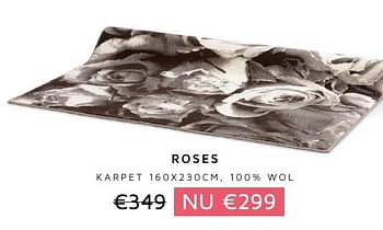 Aanbiedingen Roses karpet - Huismerk - Xooon - Geldig van 05/01/2017 tot 31/01/2017 bij Xooon