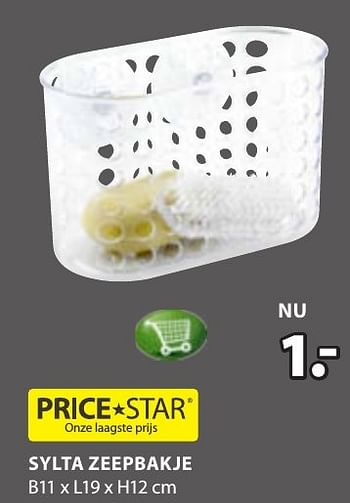 Aanbiedingen Sylta zeepbakje - Price Star - Geldig van 16/01/2017 tot 29/01/2017 bij Jysk