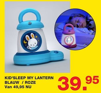 Aanbiedingen Kid`sleep my lantern - Huismerk - Baby &amp; Tiener Megastore - Geldig van 29/01/2017 tot 20/02/2017 bij Baby & Tiener Megastore