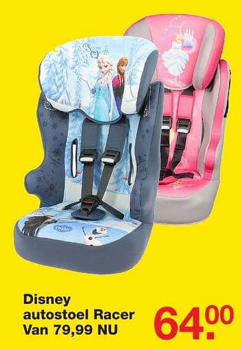 Aanbiedingen Disney autostoel racer - Disney - Geldig van 29/01/2017 tot 20/02/2017 bij Baby & Tiener Megastore