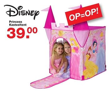 Aanbiedingen Disney princess kasteeltent - Disney Princess - Geldig van 29/01/2017 tot 20/02/2017 bij Baby & Tiener Megastore