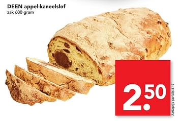 Aanbiedingen Deen appel-kaneelslof - Huismerk deen supermarkt - Geldig van 22/01/2017 tot 28/01/2017 bij Deen Supermarkten