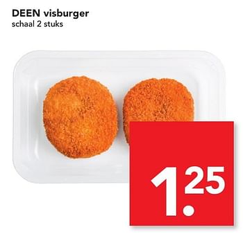 Aanbiedingen Deen visburger - Huismerk deen supermarkt - Geldig van 22/01/2017 tot 28/01/2017 bij Deen Supermarkten