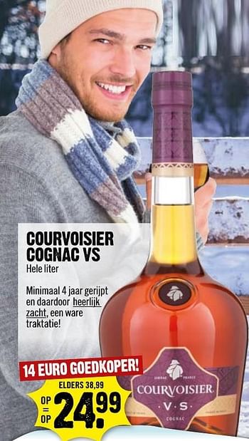 Aanbiedingen Courvoisier cognac vs - Courvoisier - Geldig van 22/01/2017 tot 28/01/2017 bij Dirk III