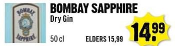 Aanbiedingen Bombay sapphire - Bombay - Geldig van 22/01/2017 tot 28/01/2017 bij Dirk III