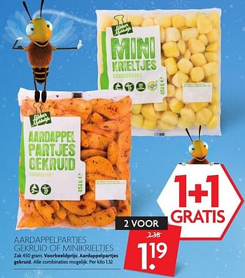 Aanbiedingen Aardappelpartjes gekruid of minikrieltjes - Huismerk - Deka Markt - Geldig van 22/01/2017 tot 28/01/2017 bij Deka Markt