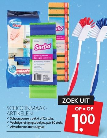 Aanbiedingen Schoonmaak- artikelen - Huismerk - Deka Markt - Geldig van 22/01/2017 tot 28/01/2017 bij Deka Markt