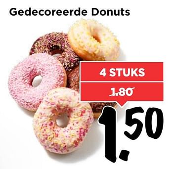 Aanbiedingen Gedecoreerde donuts - Huismerk Vomar - Geldig van 22/01/2017 tot 28/01/2017 bij Vomar