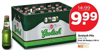 Aanbiedingen Grolsch pils - Grolsch - Geldig van 22/01/2017 tot 28/01/2017 bij Plus