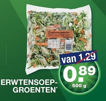 Aanbiedingen Erwtensoepgroenten - Huismerk - Aldi - Geldig van 22/01/2017 tot 29/01/2017 bij Aldi